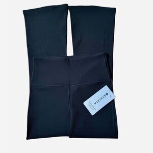 NWT Athleta Elation Rib Crop Flare Leggings
